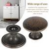 12-60Pcs Round Drawer Knob Zinc Alloy Single Hole Drawer Handle Knob Vintage Style Dresser Knob with Screws Furniture Decoration