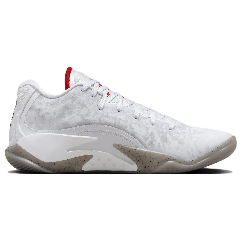 Air Jordan Zion 3 Fresh Paint Мужские кроссовки Белый Университетский-красный Цементно-серый DR0675-106