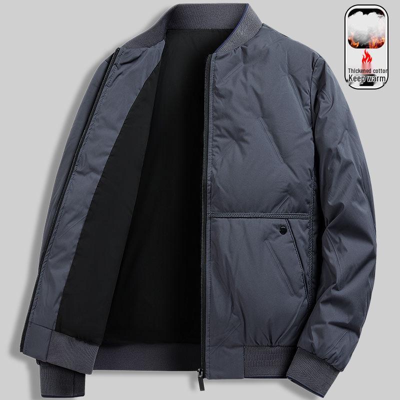 Мужская модная утолщенная зимняя хлопковая куртка - Молодежная повседневная куртка на все случаи жизни