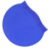Waterproof Swimming Cap High Elasticity Silicone Swimming Hats Protect Ears for AdultsDark Blue