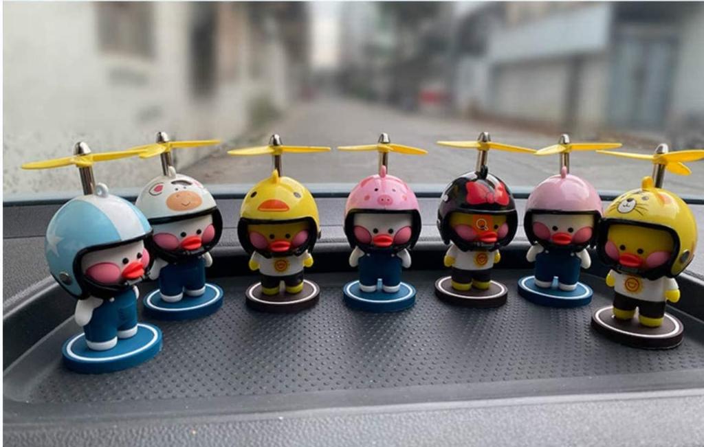 JEYODA Автомобиль Милый и Забавный Автомобиль Модель Приборной Панели Утка Пропеллер Креативный Интерьер Партнер для Поездок Аксессуары, Украшения, Декорации, Подарки,