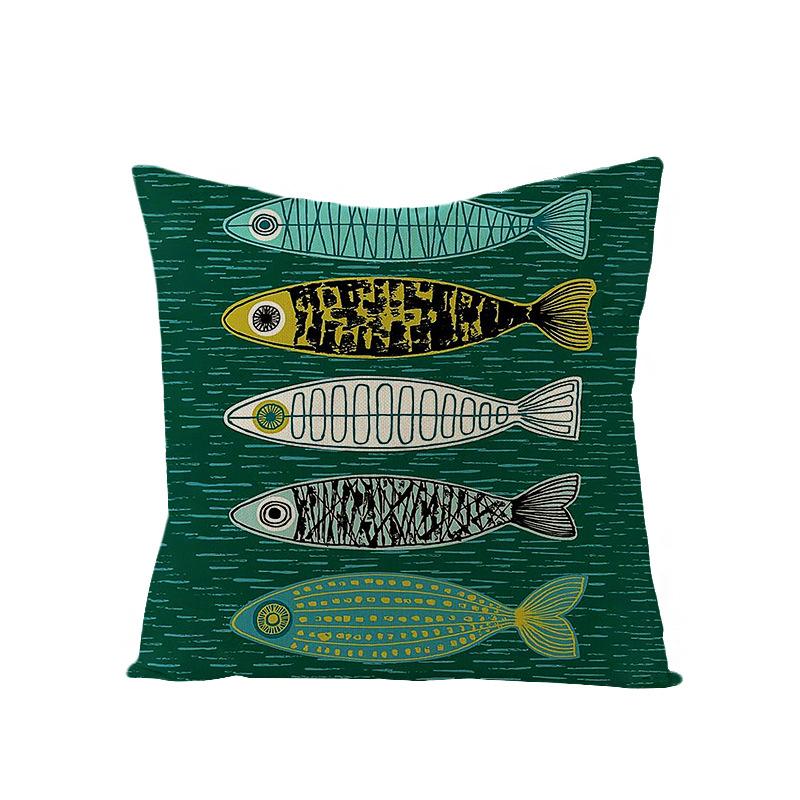 Home Simple Polyester Cushion Cover Cushion Cover Flower Sofa Cushion Cover Cushion