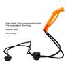 Survival Whistle Extra-Loud Convenient Using Sling Rope ABS Double Pipe Emergency Whistle