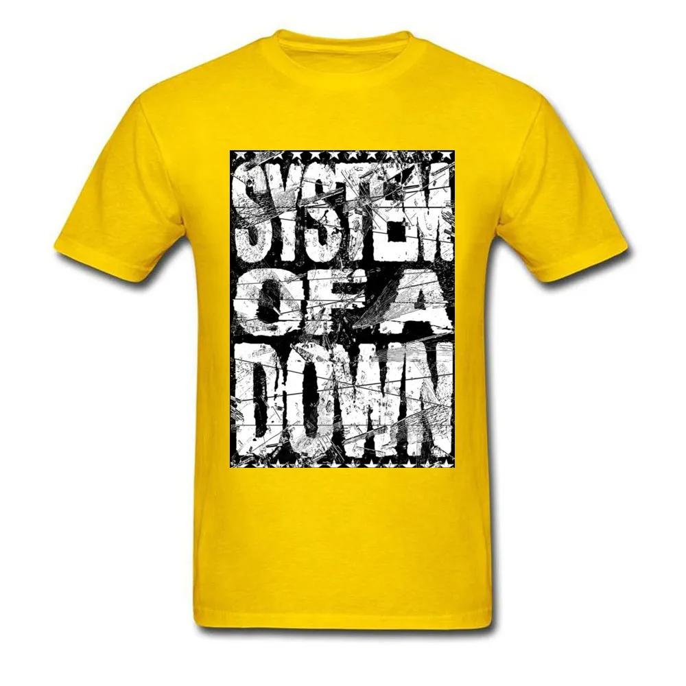 2018 SYSTEM OF A DOWN Men T Shirt Letter Print Vintage Punk Short Sleeve T-shirts Black White Customized Top Tees Streetwear