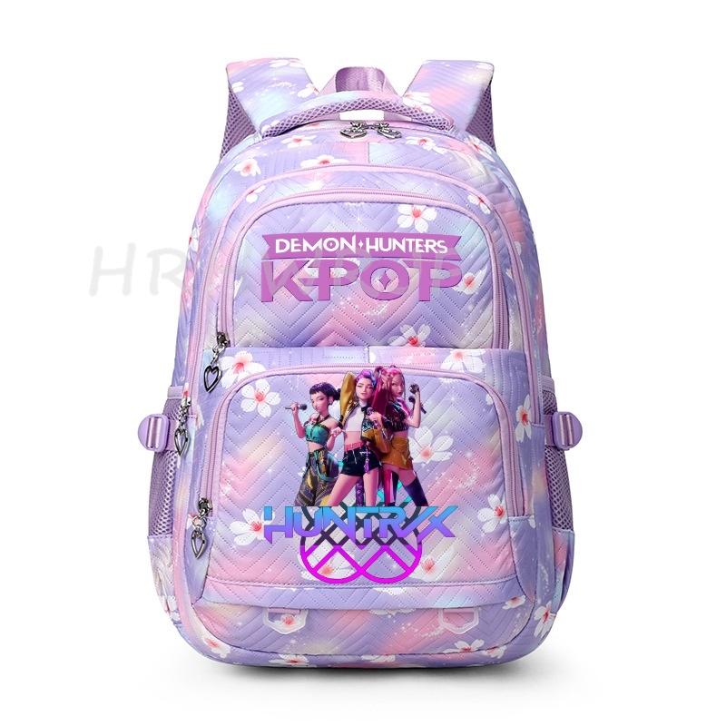 K-pop Охотники на демонов Рюкзак для ноутбука Школьные сумки Девочки Подростки Сумка для книг Молодежный школьный рюкзак Дорожный школьный Студенты Повседневный Мочила