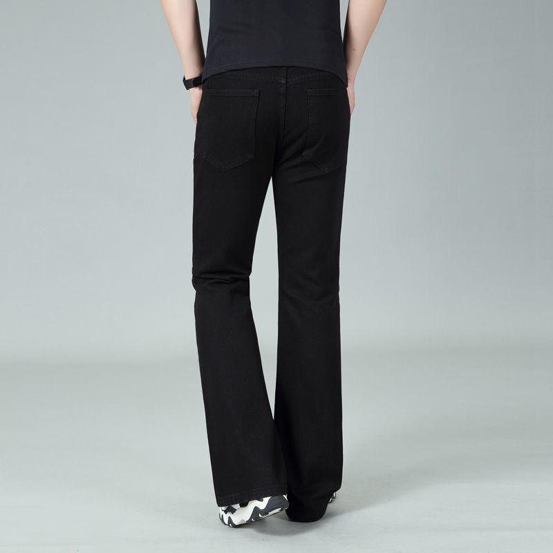 Джинсы мужские Мужские джинсы средней посадки Sim-Fit Flared Джинсы черные