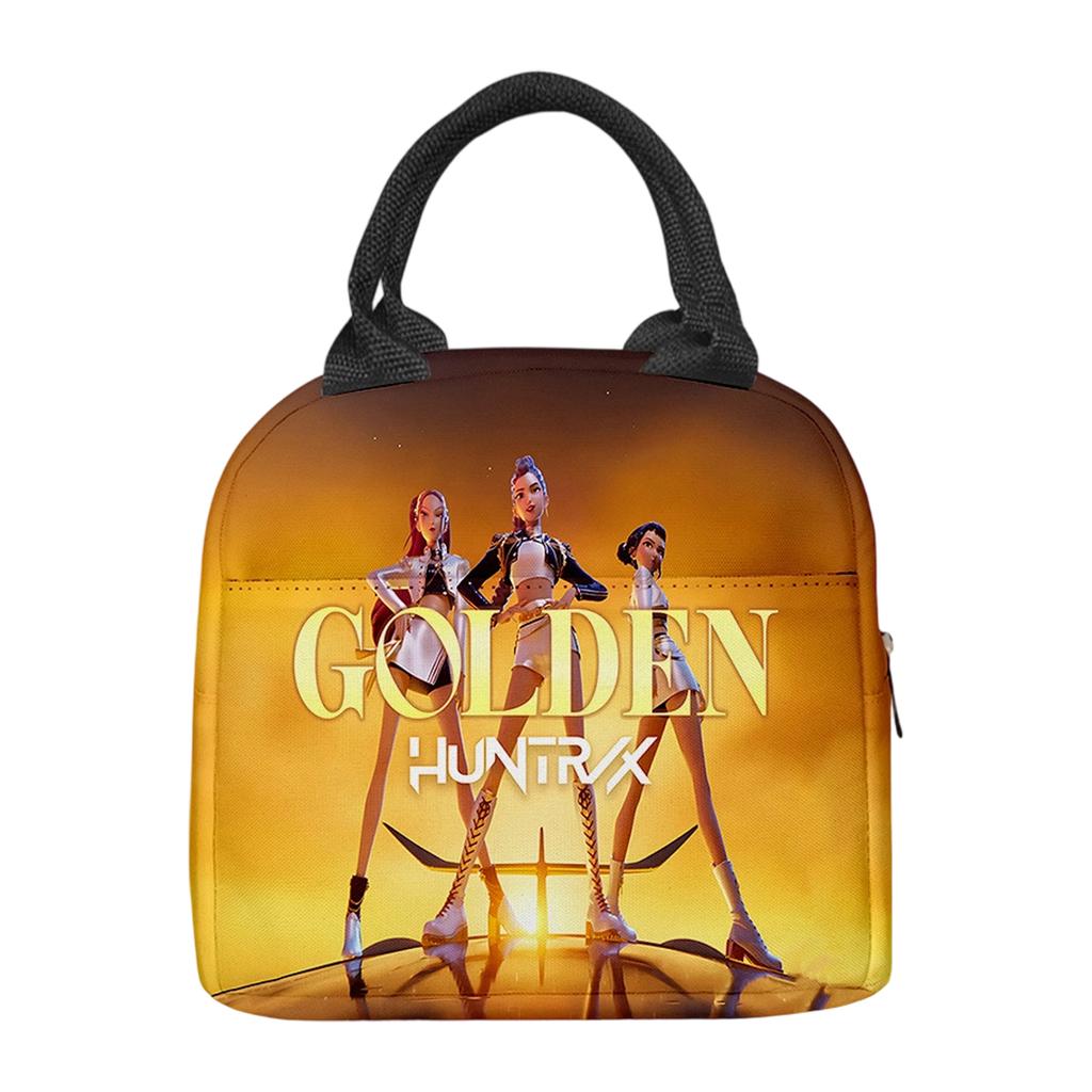 Персонализированная печатная сумка для ланча, модная сумка