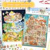 1Set Three-Dimensional Miniature Scene Collection Landscape Stickers Children Decompression Toys Diy Handbook Stickers Gifts