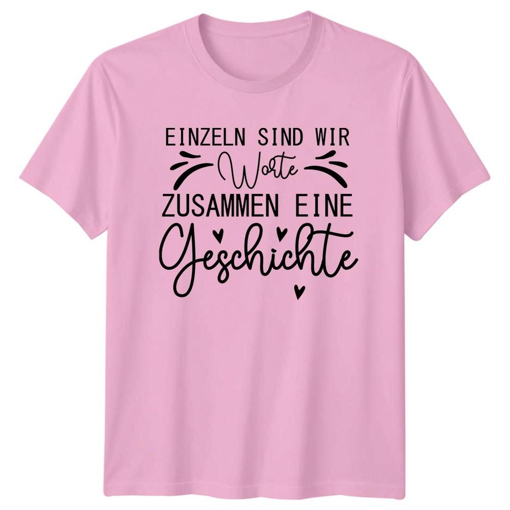 Einzeln Sind Wir Worte ZusamUnisex TShirt Couples Relationships Anniversary Gift