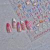 Embossed Colorful Bowknot Nail Sticker DIY Making Creative Decorative Stickers