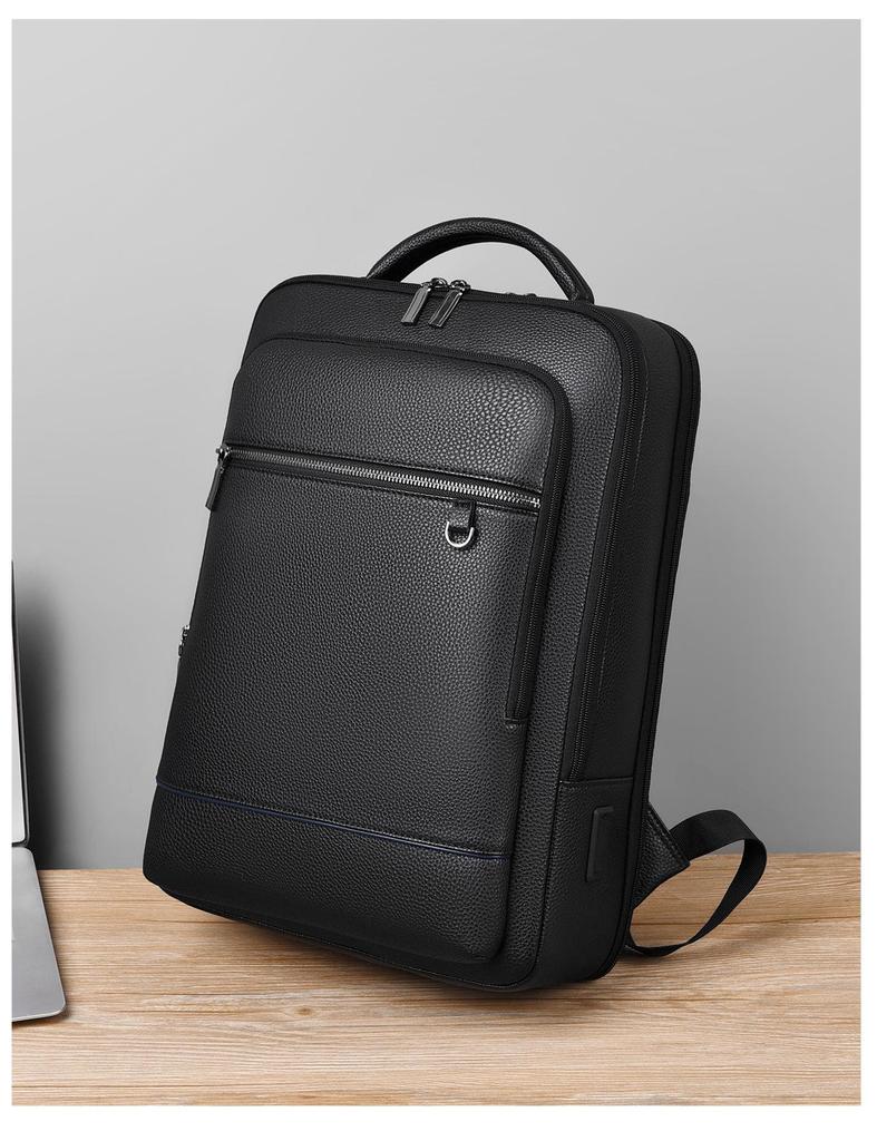 Men's High-End Business Laptop Backpack - Stylish, Large Capacity for Travel & School