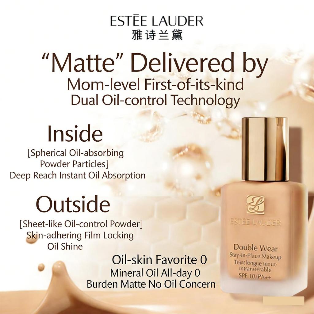 Estée Lauder Double Wear Stay-in-Place 24-часовой стойкий матовый тональный крем 1W2 30 мл