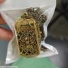 Tiny Tarot Card Necklace with 22 Mini - Colorful Cards in Cage Pendant Steampunk for Men Women