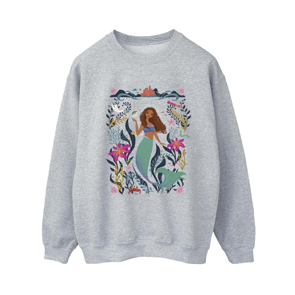 The Little Mermaid Womens/Ladies Go Beyond The Surface Sweatshirt