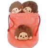 Unic Mascot Pouch Monchhichi-chan Approximately MC-0010GL