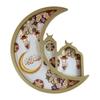 Ramadan Tray Multifunction Display Holder Crafts Ramadan Eid Tray Decoration for Keys Breakfast Cookie Fruit Party Supplies