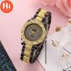 Привет модные часы Роскошные женские кварцевые часы Водонепроницаемые женские часы Женские наручные часы