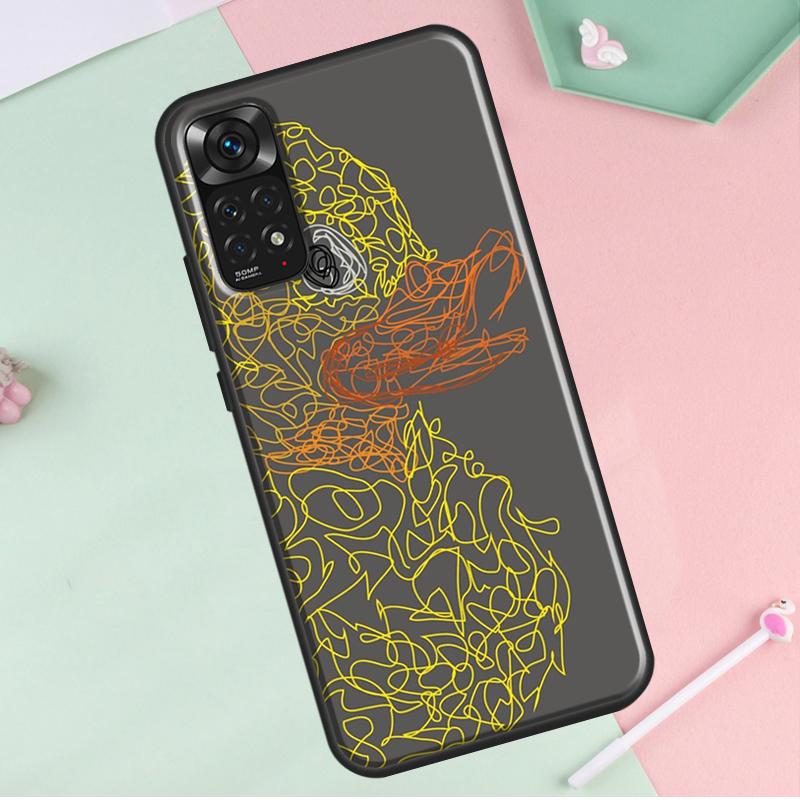 Желтый Утка для Redmi Note 12 Pro Plus Чехол для Redmi Note 10 8 9 11 Pro 12S 11S 10S 9S 9C 10C 12C Чехол