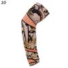 Outdoor Sport Summer Cooling Arm Cover Flower Arm Sleeves Tattoo Arm Sleeves Sun Protection
