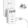 Mscien Outlet Tap USB Power Tap USB Lightning Guard Outlet 3 розетки переменного тока 4 порта USB Octopus Foot Outlet Direct Plug Tap OA Tap Branch Charging Tap