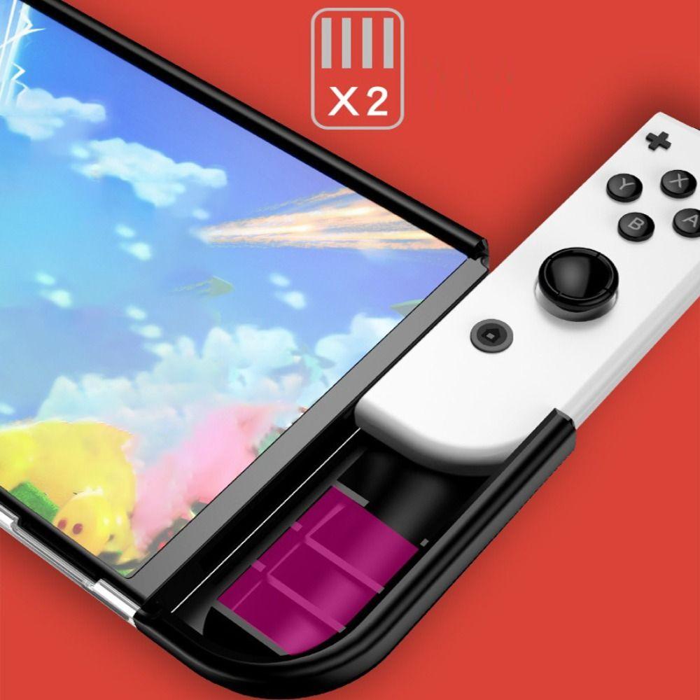 Dockable Protective Case Shockproof Grip Shell Handheld Console Cover for Nintendo Switch OLED