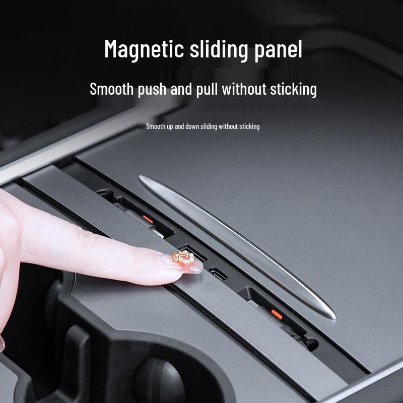 Tesla Refresh Model 3/Y Center Console PD Fast Charging Retractable Dock Accessory.