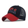 Hat Large Embroidered Cotton Flag Baseball Cap Classic USA Embroidered Cap