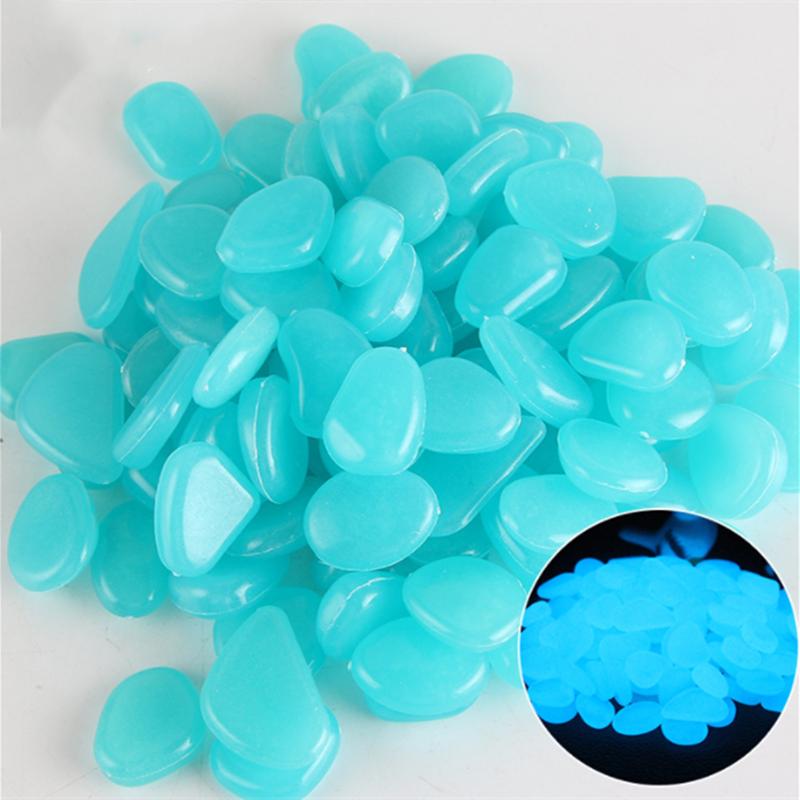 10 шт./упак. Новые светящиеся камни «сделай сам», сад, парк, дорога, ваза для аквариума, украшение для детей, светящаяся в темноте игрушка для украшения вечеринки, камень