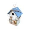 Bird Houses For Outside,Wooden Birdhouse Hanging For Outdoor Garden Patio Decoration Bird Hut Box For Wren Sparrow Hummingbird