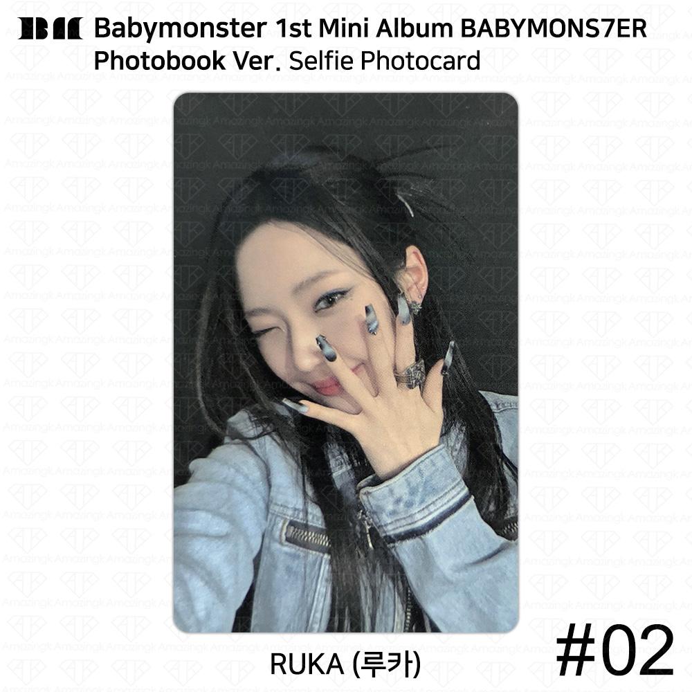 BABYMONSTER Официальная фотокарточка первого мини-альбома BABYMONS7ER Ахён Рами Рора Аса