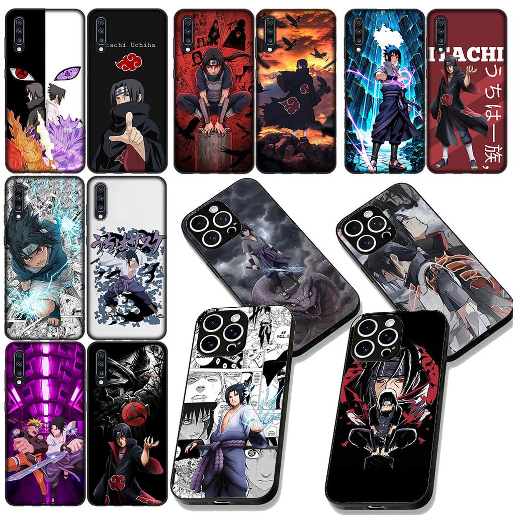 Cartoon Narutos Itachi Uchiha Sasuke Cover for Motorola Moto Edge 70 60 Fusion NEO Pro G Stylus G56 G96 G52 G04 G05 20 Case