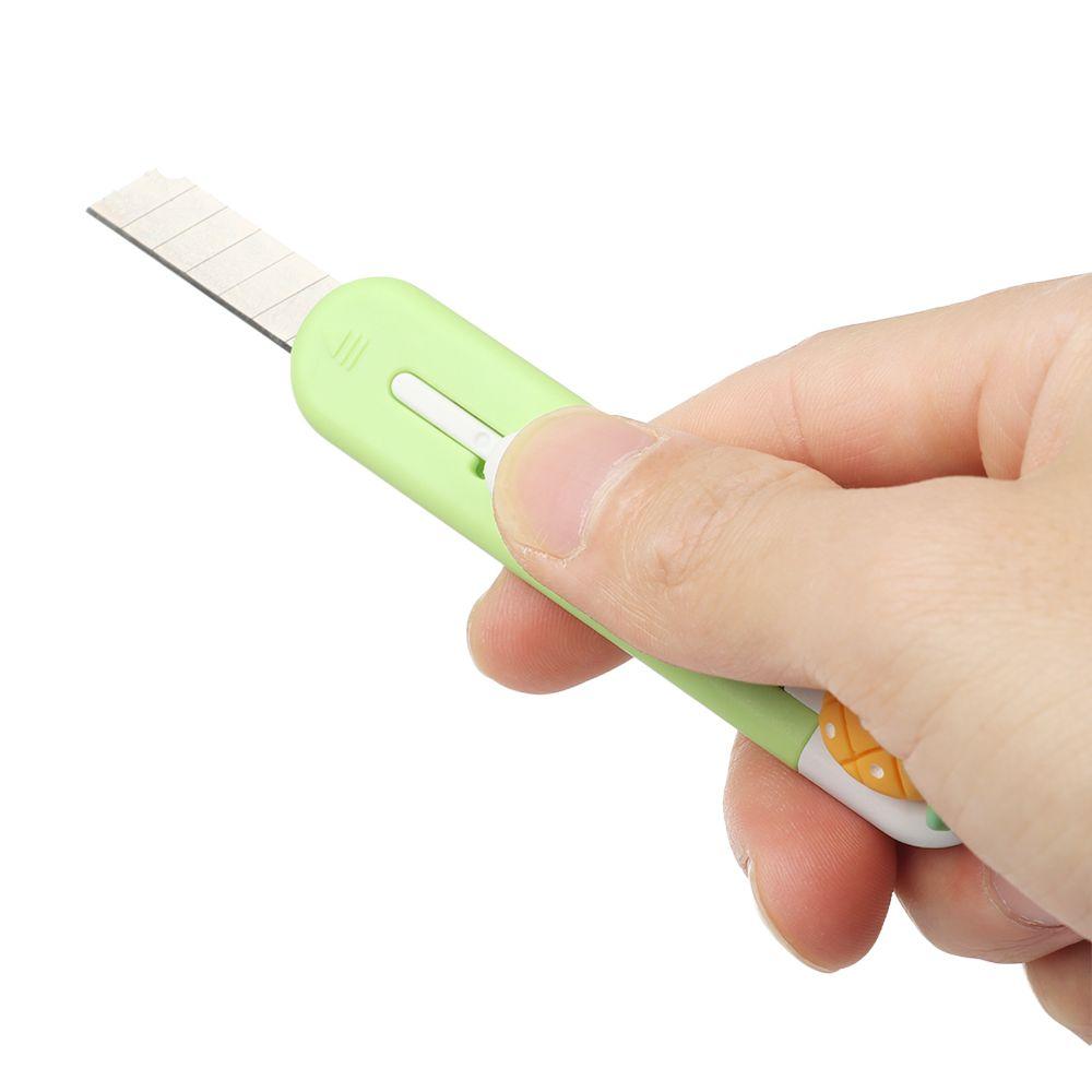 1 шт., портативный универсальный нож, резак, сплав, мини-милые фрукты, животные, открывалка для конвертов с письмами, нож для почты, школьные и офисные принадлежности