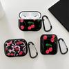 Чехол для наушников Cover Case Для Airpods 3 Pro 4 1 Pro3 Pro2 2 Корейский Милый Бант Вишня