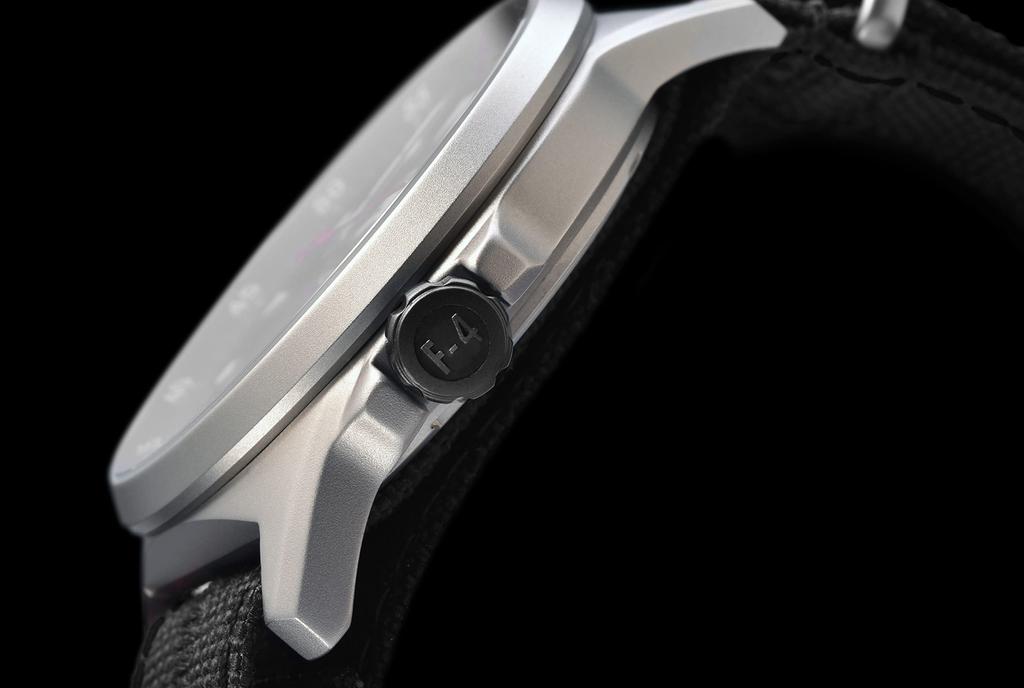 Kentex Phantom F-4 Phantom II Model S715M-10 Men's Solar Watch, Water Resistant To 10 ATM, Gray