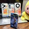 Матовый мультяшный чехол «Серебряная Звезда» для Apple 14Plus, 15, 16Pro, 17ProMax, с держателем для карт