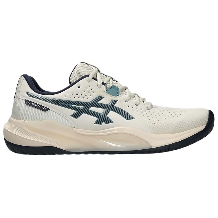 Asics Кроссовки для тенниса Gel-Challenger 15 с гладкими линиями, простые, мягкие, прочные, низкие, мужские, бежевые 1041A510-250