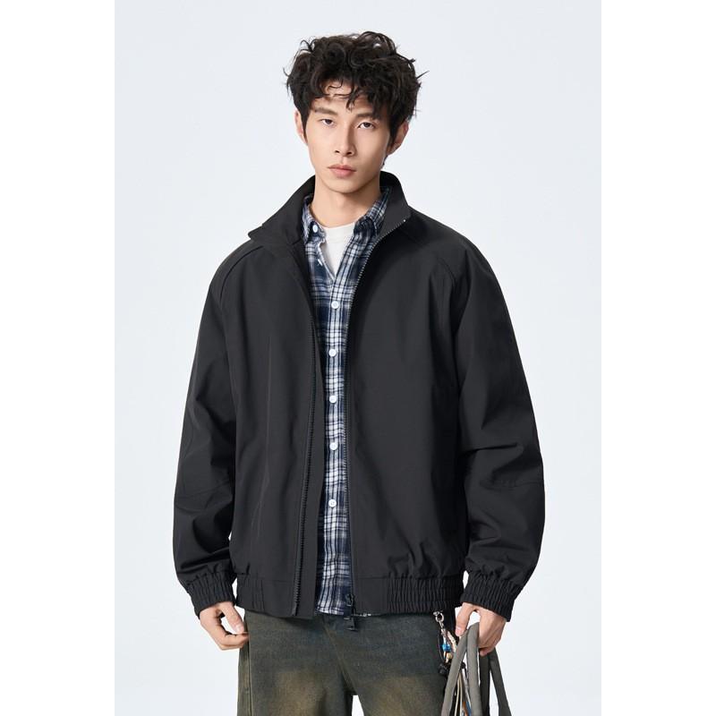 Mens Oversized Thick Fleece-Lined Cotton Puffer Jacket 2026 Loose Fit Stand Collar Zipper Coat M-5XL