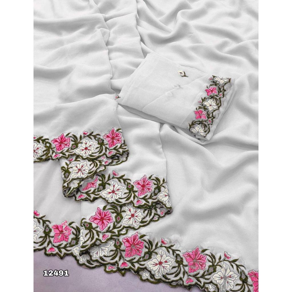 Новая коллекция сари из многониточных тканей Pastel Range запущена в производство с новым цветом