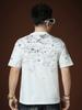 European-Style Round Neck T-Shirt 2025 New Men's Short-Sleeve Summer Printed Letter Trendy Brand Loose Half-Sleeve T-Shirt Men's Clothing