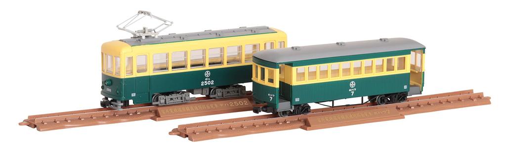 TOMYTEC Railway Collection Iron Collection Narrow Gauge 80 Nekoya Line Direct Tram Gold Passenger Car Set Diorama Supplies First Order Limited 313540