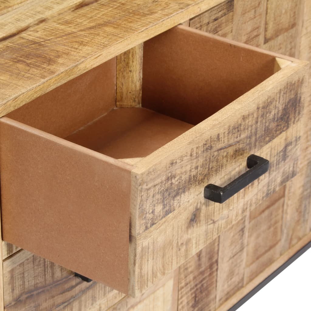 Vidaxl Komoda, 88 X 30 X 71 Cm, Lite Drewno Mango
