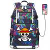 ONE PIECE Luffy School Bag Animation Peripheral Large Capacity Lightweight Backpack Junior High School Backpack Travel Bag