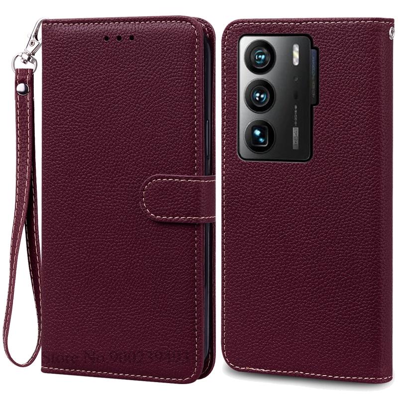 Для ZTE Axon 40 Ultra Чехол-кошелек Флип Кожаный Чехол Для ZTE Axon 40 Ultra Чехол Силиконовый Чехол-Книга Coque Fundas