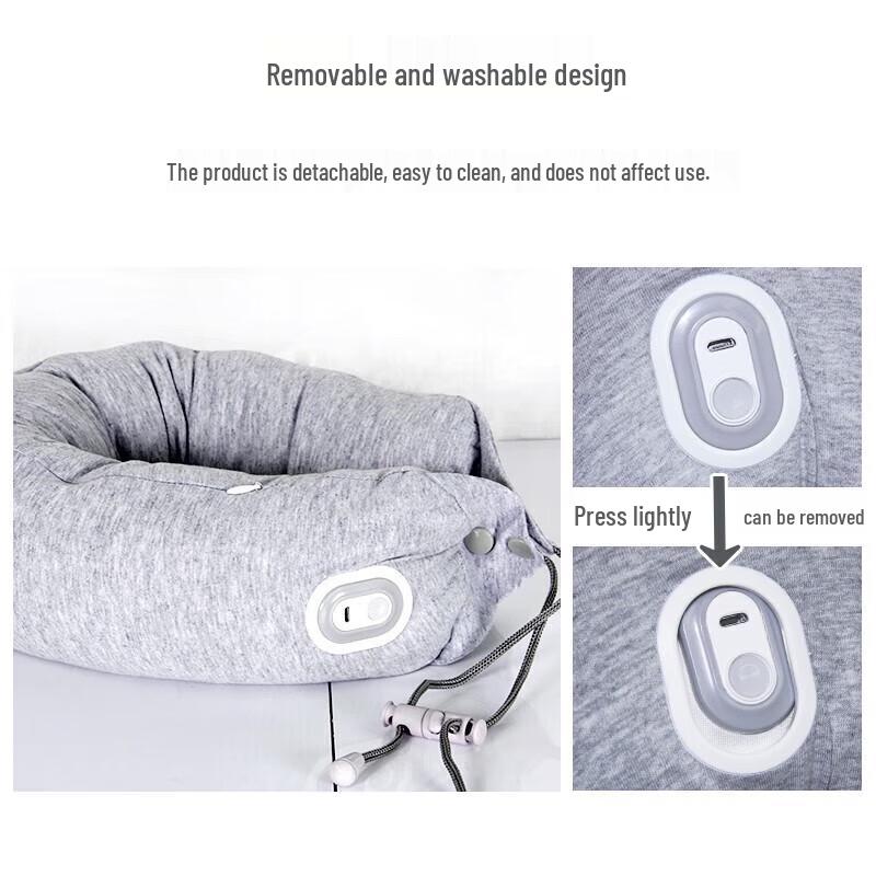 HEZHENG U-shaped Memory Foam Neck Massager