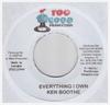 7-дюймовая пластинка KEN BOOTHE  Everything I Own  none Too Good Produc 1999 Ямайка Регги Ска  Даб Б/у