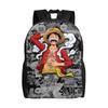 Рюкзак Манга Луффи Пятая Передача One Piece Женский Полиэстер Колледж Рюкзаки Большой Стиль Школьные Сумки Рюкзак