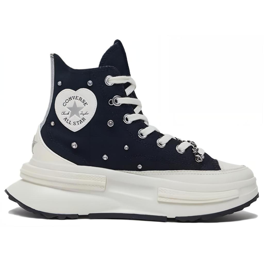 Converse Run Star Legacy CX Comfortable Cushioning High-Top Canvas Shoes Unisex Sneakers Black A10302C