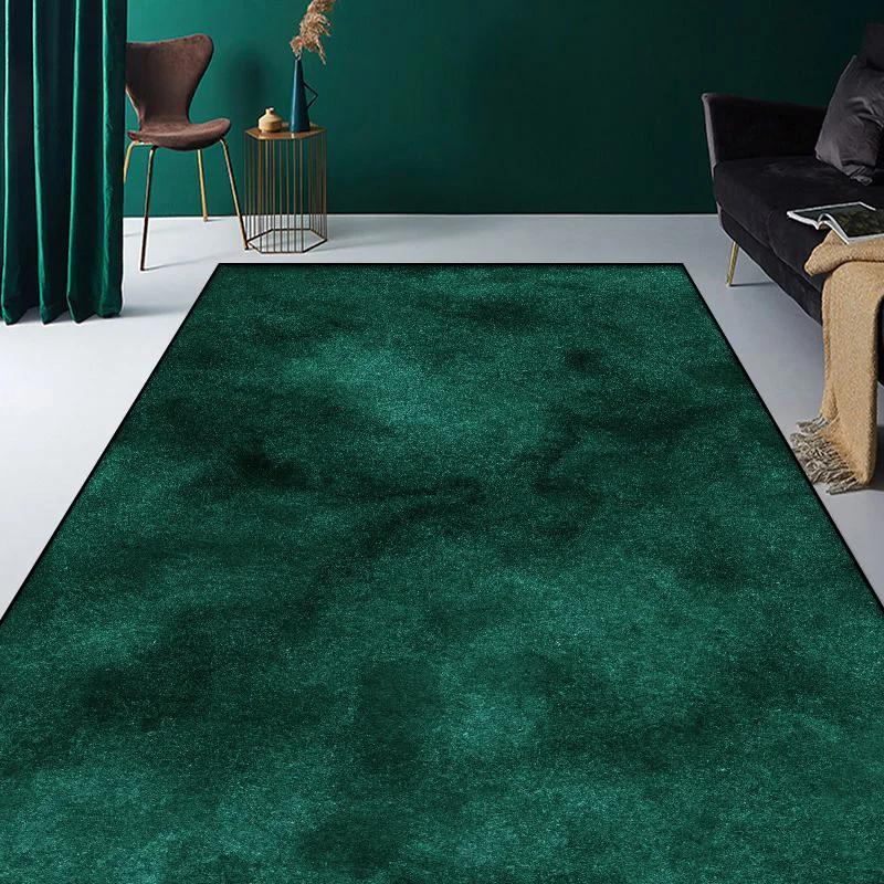 Modern Light Luxury Carpets for Living Room Large Area Green Carpet Hall Sofa Cloakroom Floor Mat Room Doorway Bedside Soft Rug