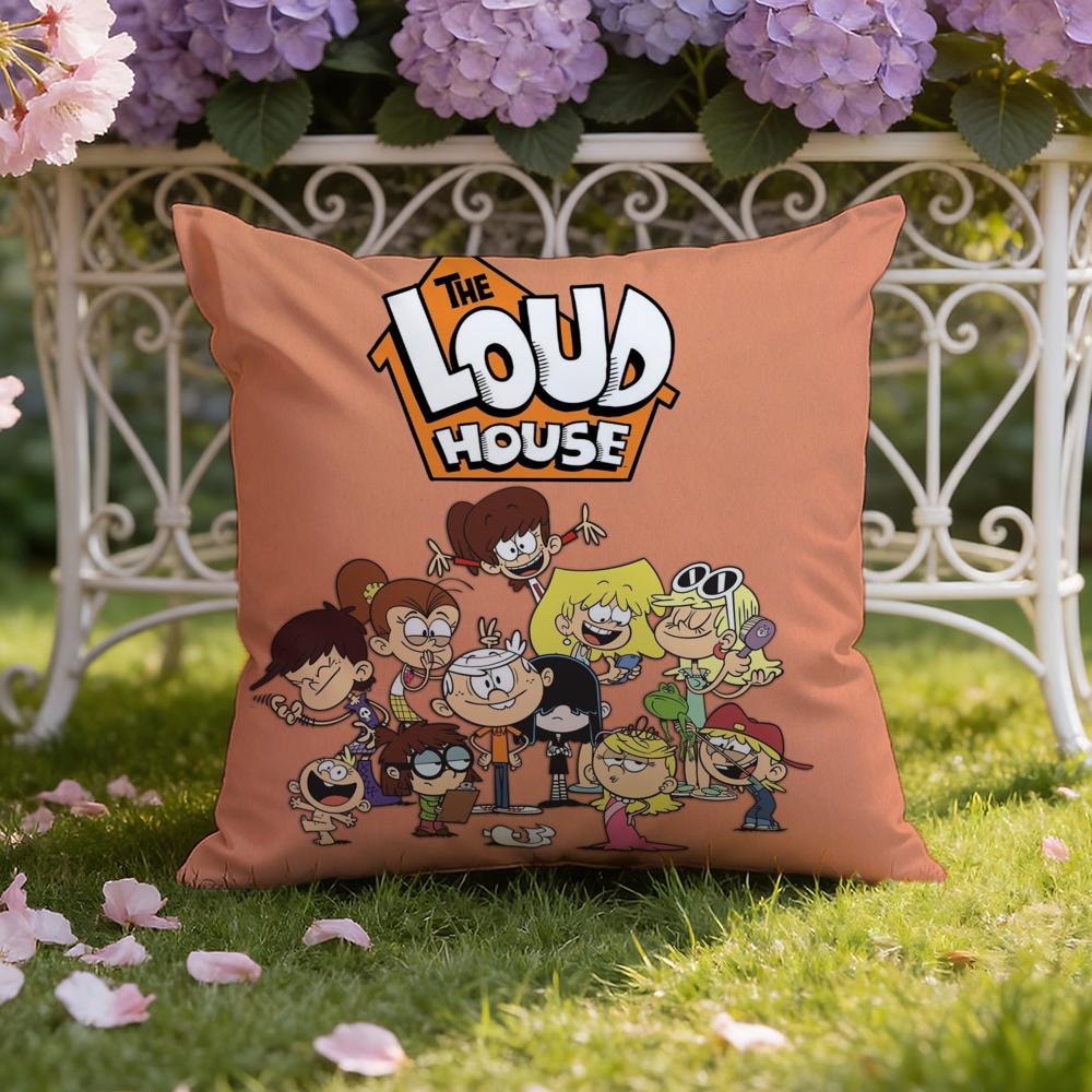 Подушка-чехол L-Loud House для дома и автомобиля, двусторонняя: Двусторонняя конструкция для максимального комфорта