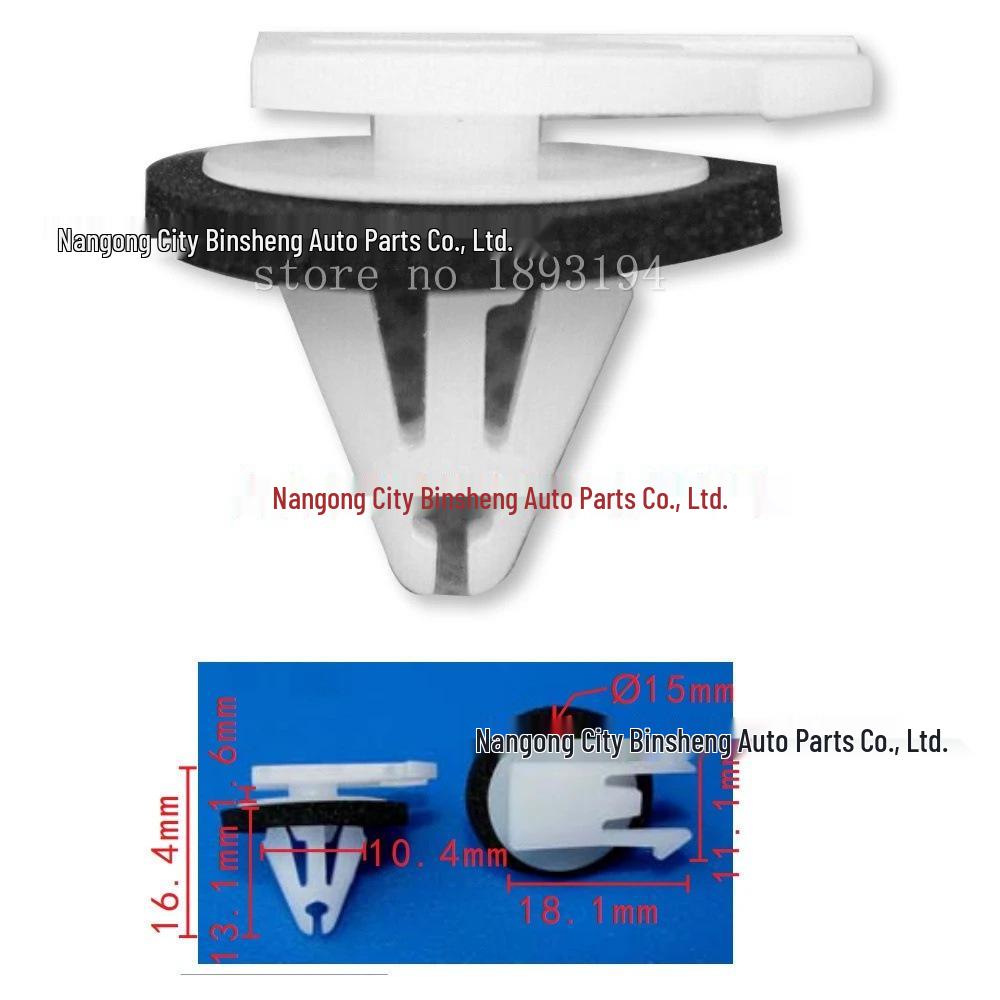 Cadillac/Chevrolet/GMC Retainer Molding Clip with Sealing Gasket - Pack of 50